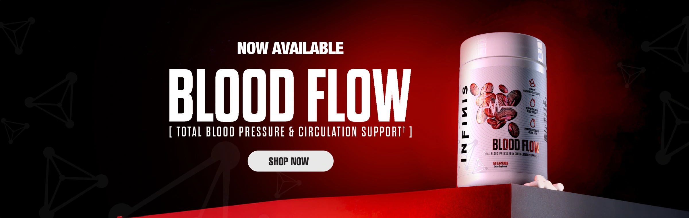INFINIS Blood Flow launch banner